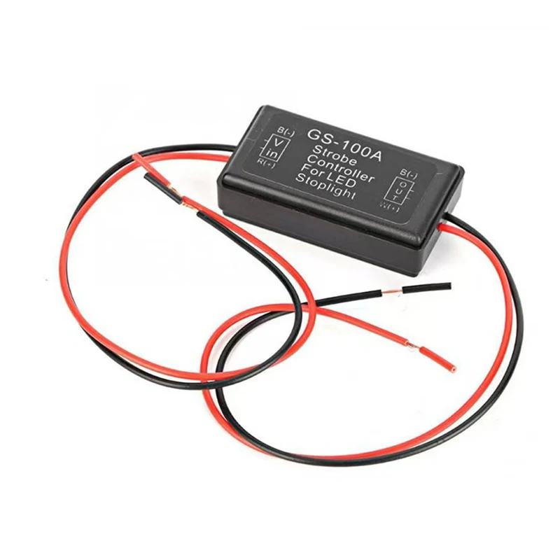 GS-100A รถ LED ไฟเบรคสูง Controller LED Light Controller รถจักรยานยนต์หยุด Strobe แฟลชกระพริบ Controller กล่อง