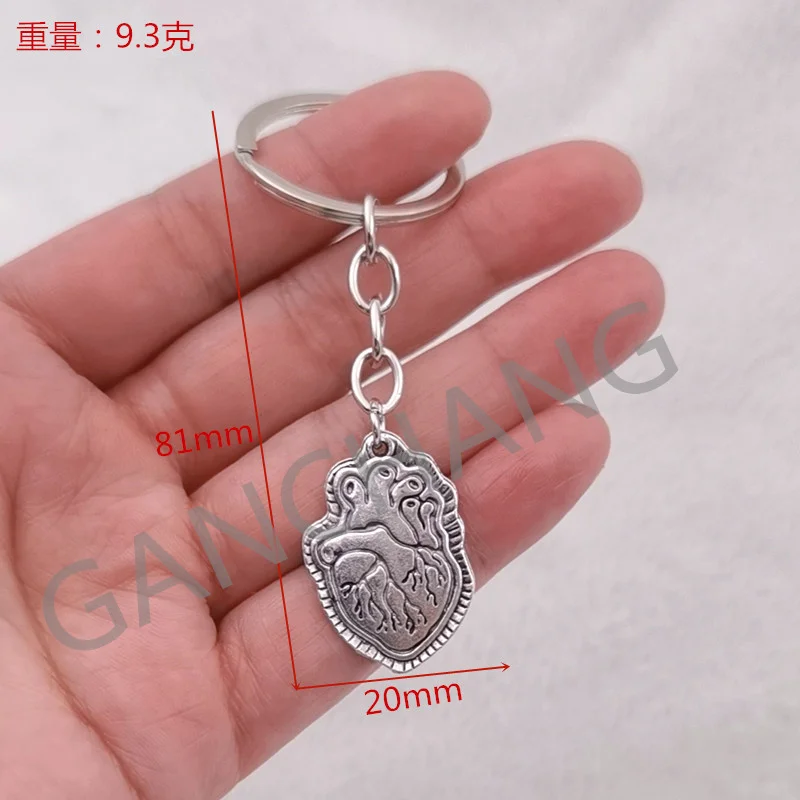 Human Organ 3D brain marrow key chain, human organs, anatomy brain lung viscera, physicians , physicians key chain Gift