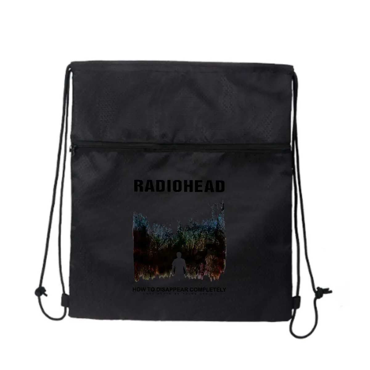 

Radiohead Band Art Show Спорт на открытом воздухе Тренажерный зал Сумка на шнурке Толстая веревка Баскетбол Футбол Большая вместимость