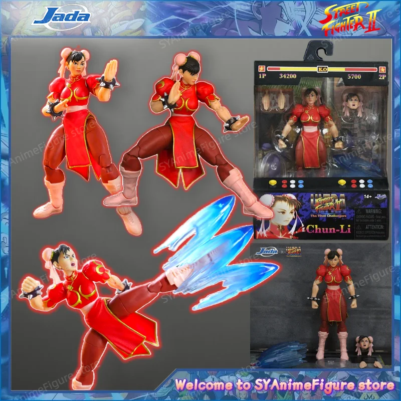 

В наличии: Фигурка Jada Toys Street Fighter II Crimson Justice Chun-Li JD35664, 1/12, 6 дюймов, коллекционная игрушка, подарок