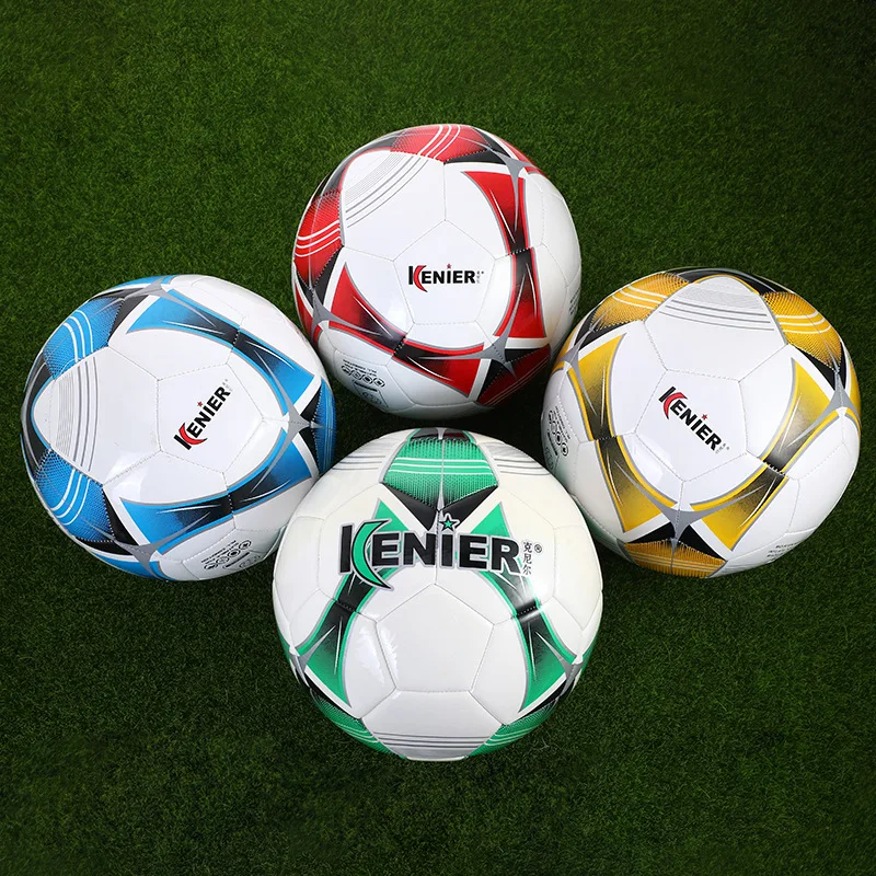 TPU Machine-stitched Football Adults Size 5 Indoor Outdoor Training Competition Ball Kicking Resistant Anti-slip League Soccer