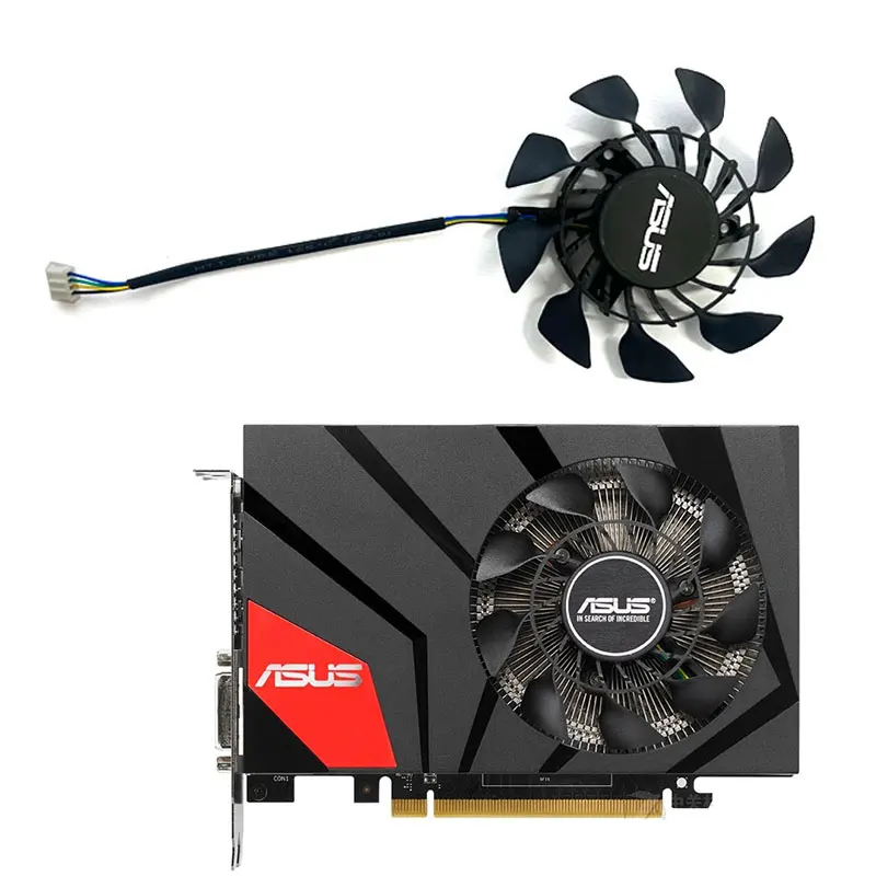 75MM New For ASUS GeForce GTX970 960 670 760 Mini Graphics Card Graphics Card Replacement Fan