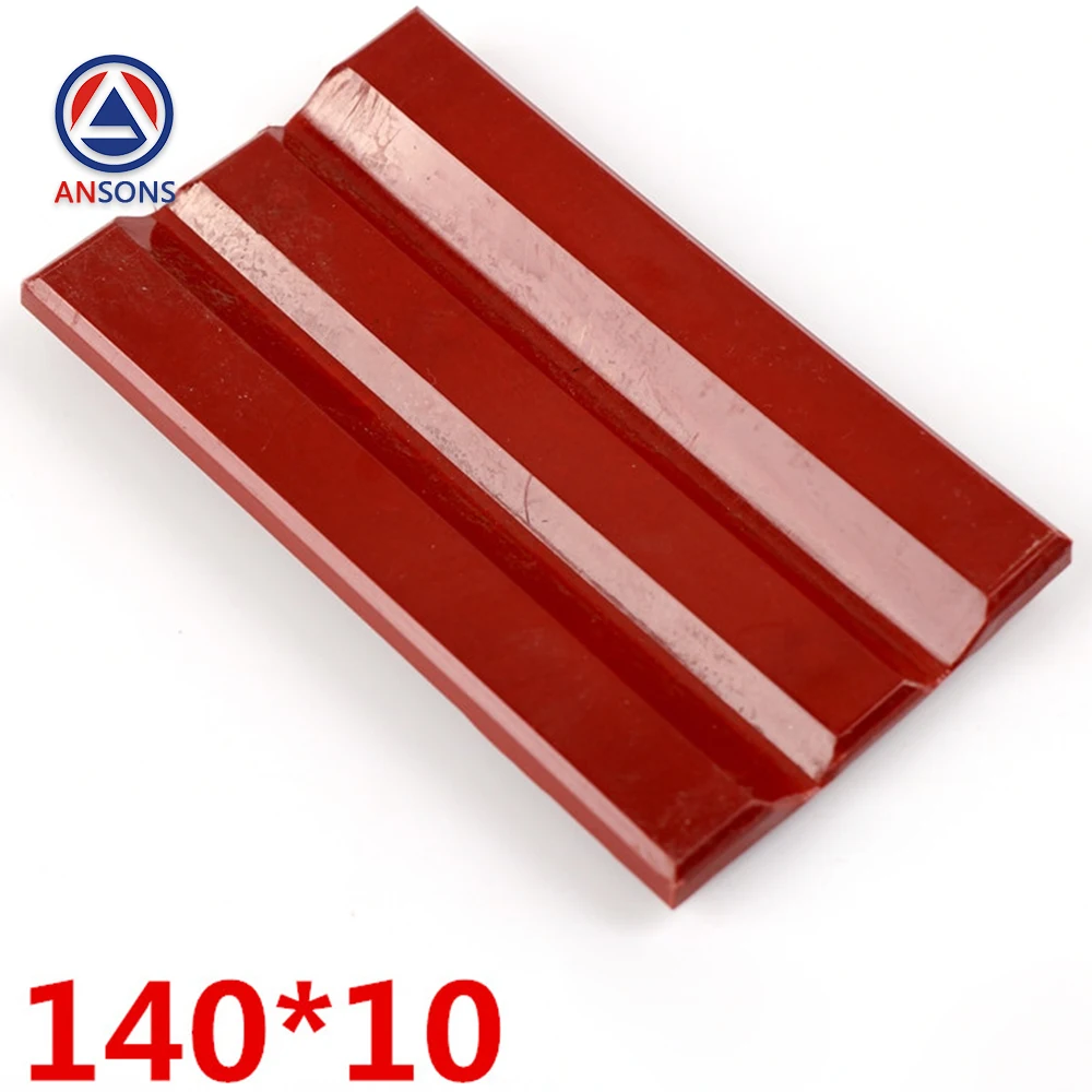 100*10 16 140*10 16 mm S**R Elevator Counterweight Guide Shoe 5500 5200 Sliding Guide Shoe Busher Ansons Elevator Spare Parts