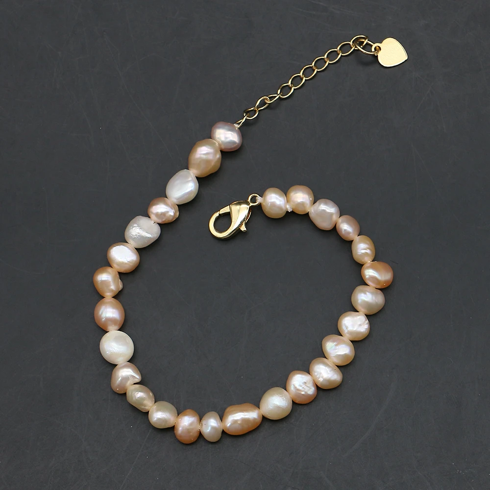 

Creative Natural Freshwater Irregular Colorful Mixed-color Drilled Baroque Pearl Beads DIY Accessories for Bracelets and Gifts