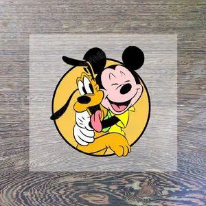 Mickey Minnie Mouse Kleidung Donald Duck Pluto Patches Eisen Patches T -Shirt Hosen Applique Heiße Transfer Tag 8 Hauptverkaufstransfer für Stoff - №7