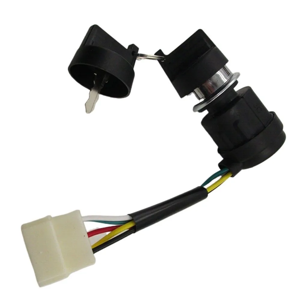 Ignition Switch 5 Pin Key Switch 5 Wire Ignition Switch Robust Plastic Construction For Vehicle Safety For 186F Engine