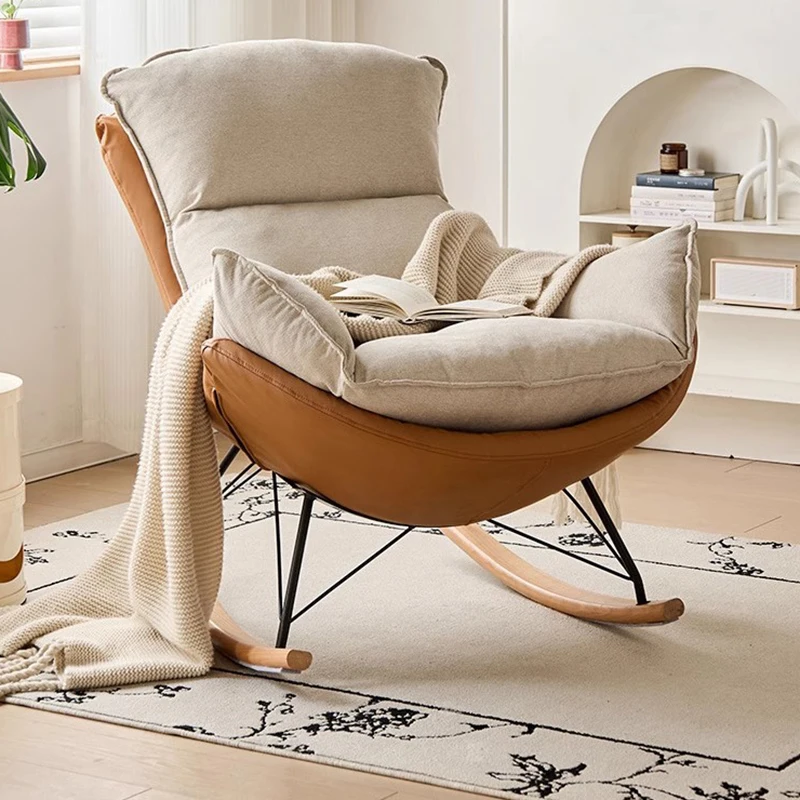 

Comfortable Relax Living Room Chairs Rocking Gaming Mobile Bedroom Chairs Luxury Designer Reading Poltrona Terrace Furniture