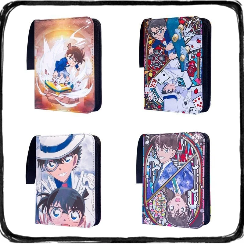 

Альбом для коллекционирования карт «Детектив Конан» на 400/900 карт, 4/9 слотов для карт, с двойным карманом на молнии, подарок