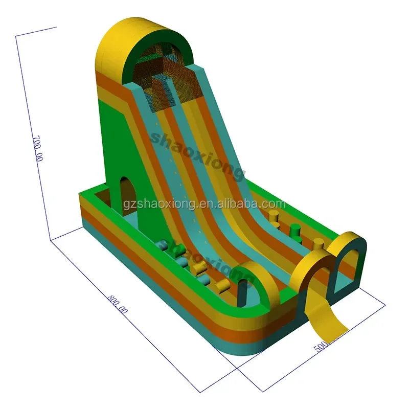 Outdoor Commercial 26FT High Kids Adults Inflatable Jumping Bouncy Castle Inflatable Bounce House Obstacle Course Slide Combo