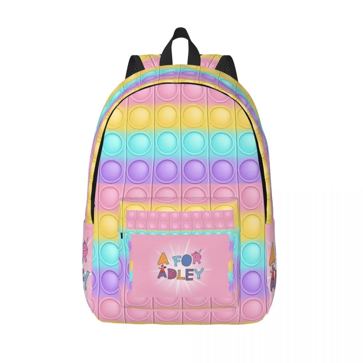 Popit A For Adley Back To School Backpack for Preschool Primary School Student Bookbag Boy Girl Kids Daypack Durable