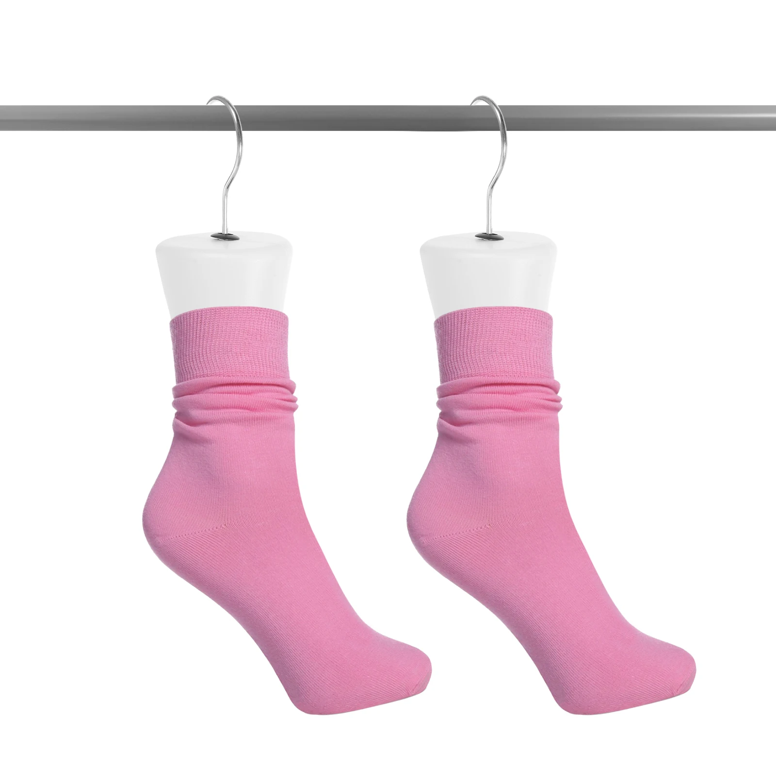 2Pcs Female Foot Mold for Shoe Display Small Form Adult Women Socks Booties Support Realistic Human Leg Design