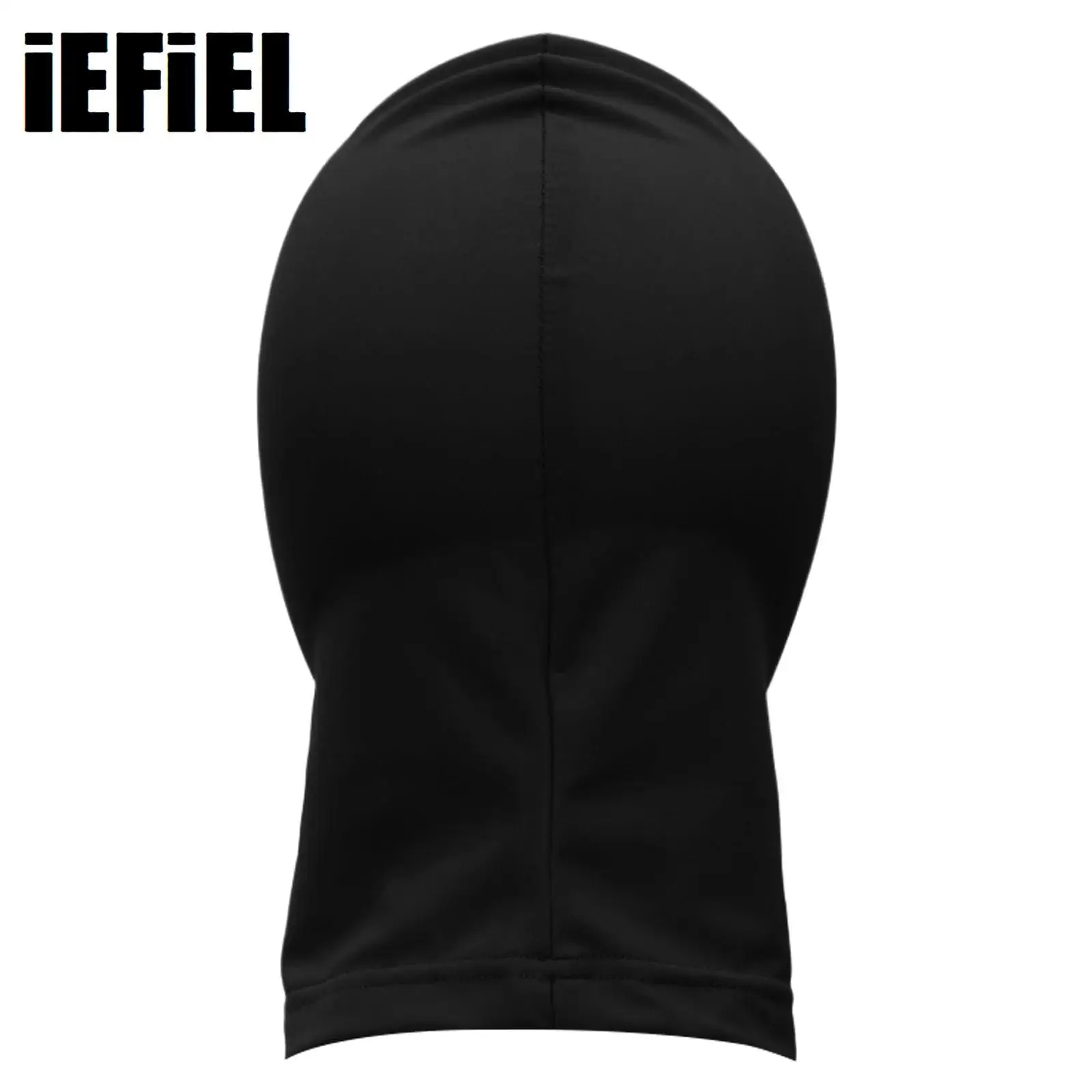 

Bondage Mask Mouth Eye Open Head Harness Elasticity Blindfold for Couple Bed Game Party Mask Breathable Costume Hood Mask