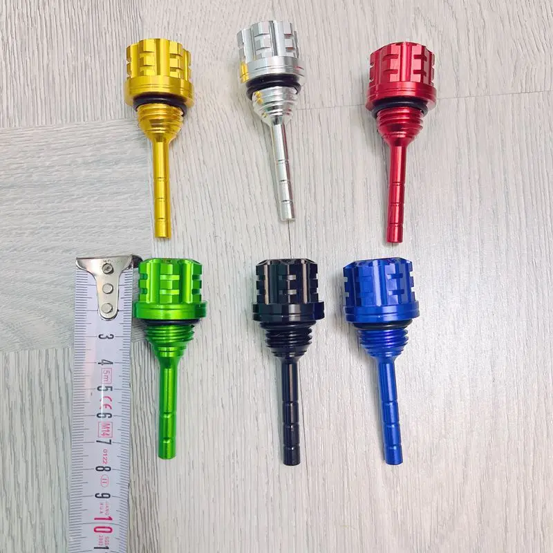 

GY6 BWS Guangyang 125CC Motorcycle CNC Modified Multi-Color Hexagonal Oil Dipstick Accessories
