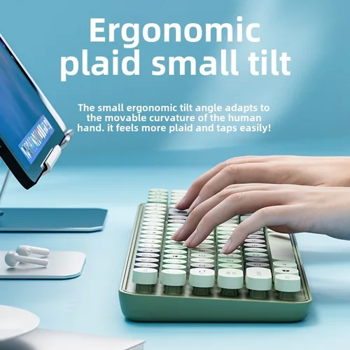 Imagen 2 del producto 2,4G teclado inalámbrico ratón recargable inalámbrico Bluetooth teclado ratón silencioso portátil de escritorio Universal portátil 85/105 teclas