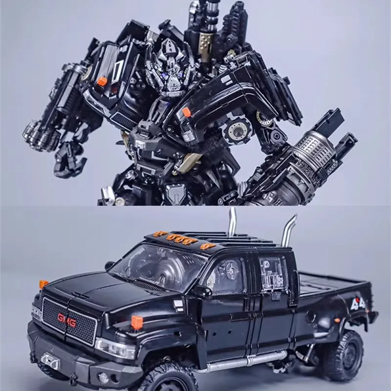 Transformation Black Apple MPM06 Ironhide M06 Movie Edition Metamorphic Toy Pickup Truck Enlarged Alloy Edition Action Figure