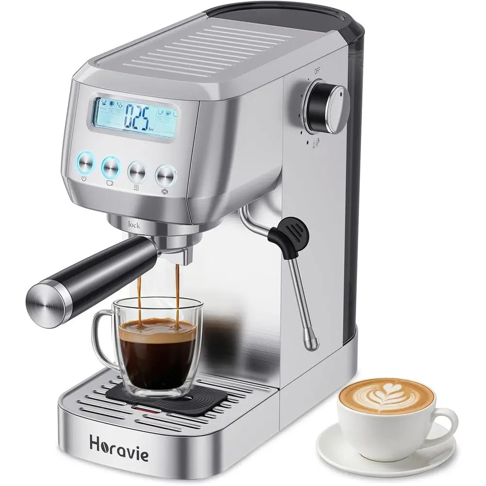 

Ultra hine with LCD Display, Maker with Powerul Milk rother, Customizable Brewing Temperature, Proional puccino & Latte hine, Gi