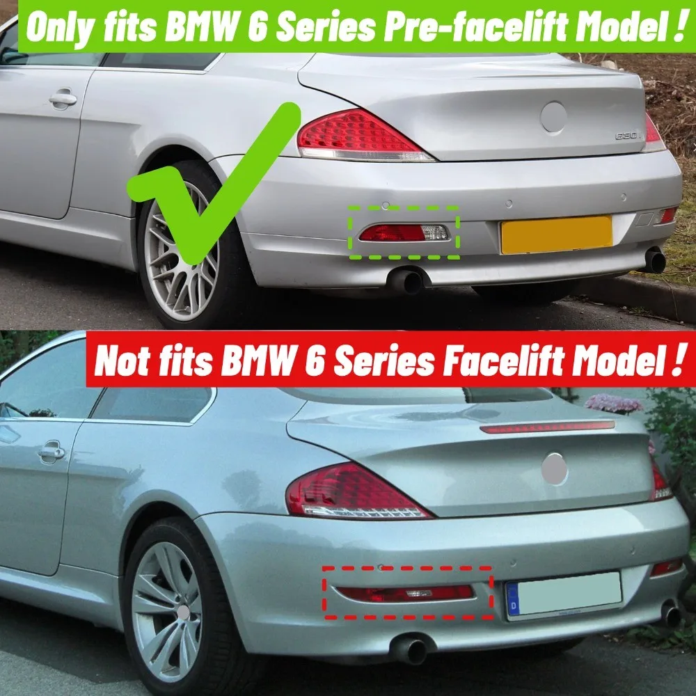 LED 3rd Tail Stop Light Brake Light For BMW 6 Series E63 E64 645CI 650I M6 2004-2007 Rear High Mount Brake Lamp 63256911909 view 2