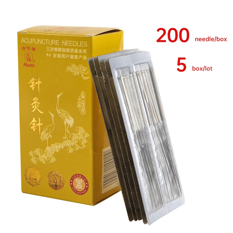 1000 PCS Superior Quality Reusable Silver Plating Handle  Acupuncture Needle Beauty Needles Non Disposable Without Tube