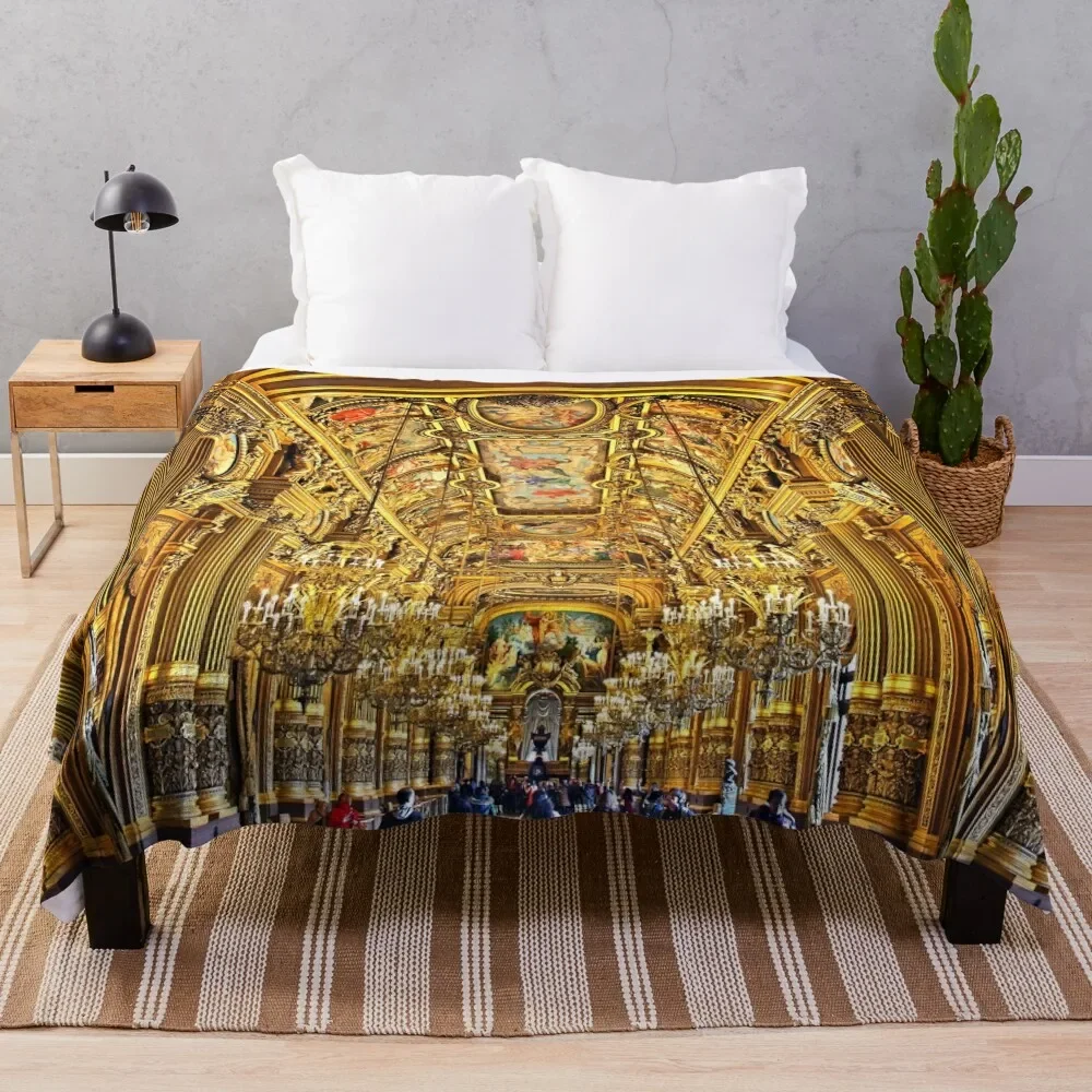 

The golden foyer Throw Blanket Faux Fur Soft Warm Blanket for Bed