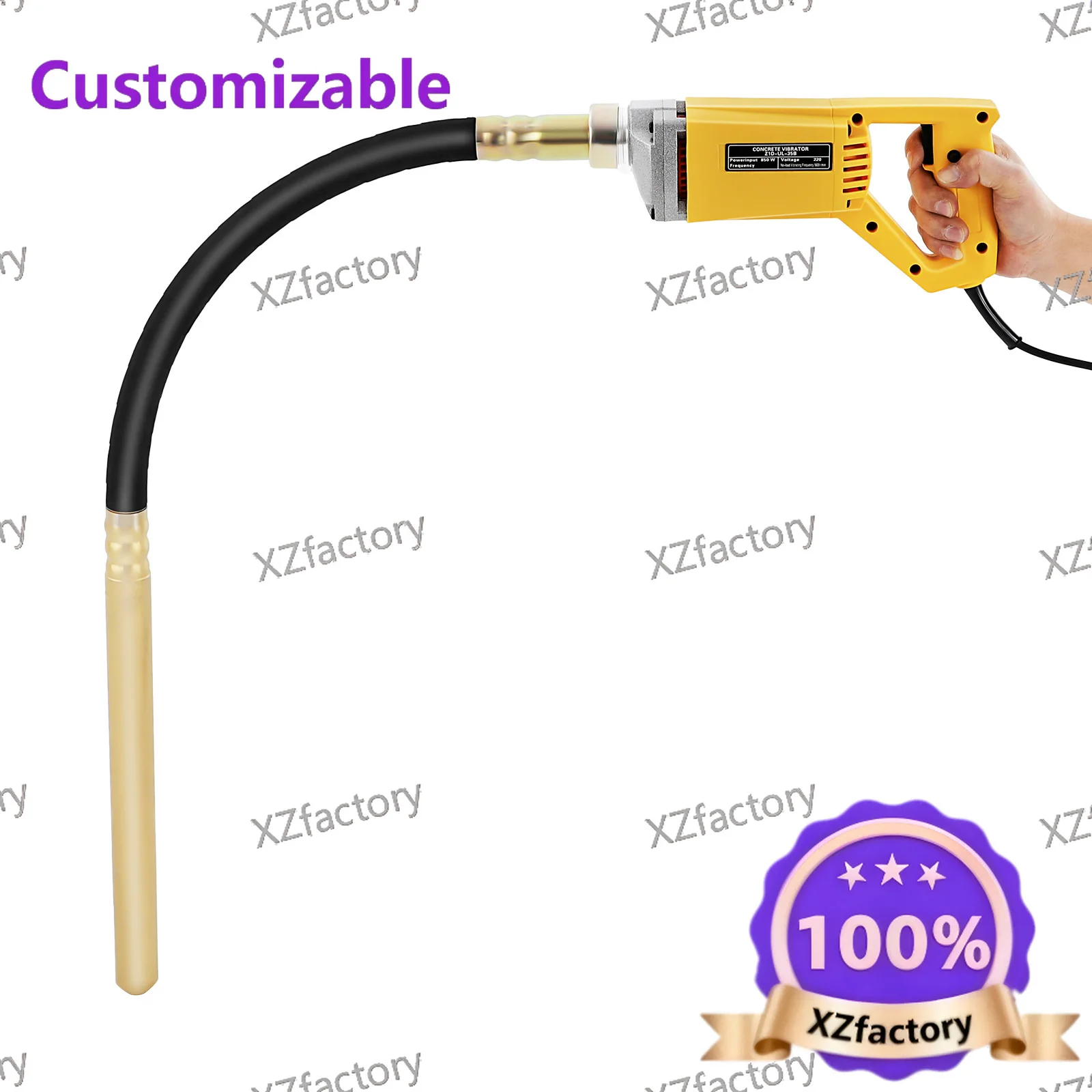 

Factory Direct 2026 Top RatedHerramienta vibratoria hormigón portátil de 800 W, vibrador hormigón, vibración de cemento