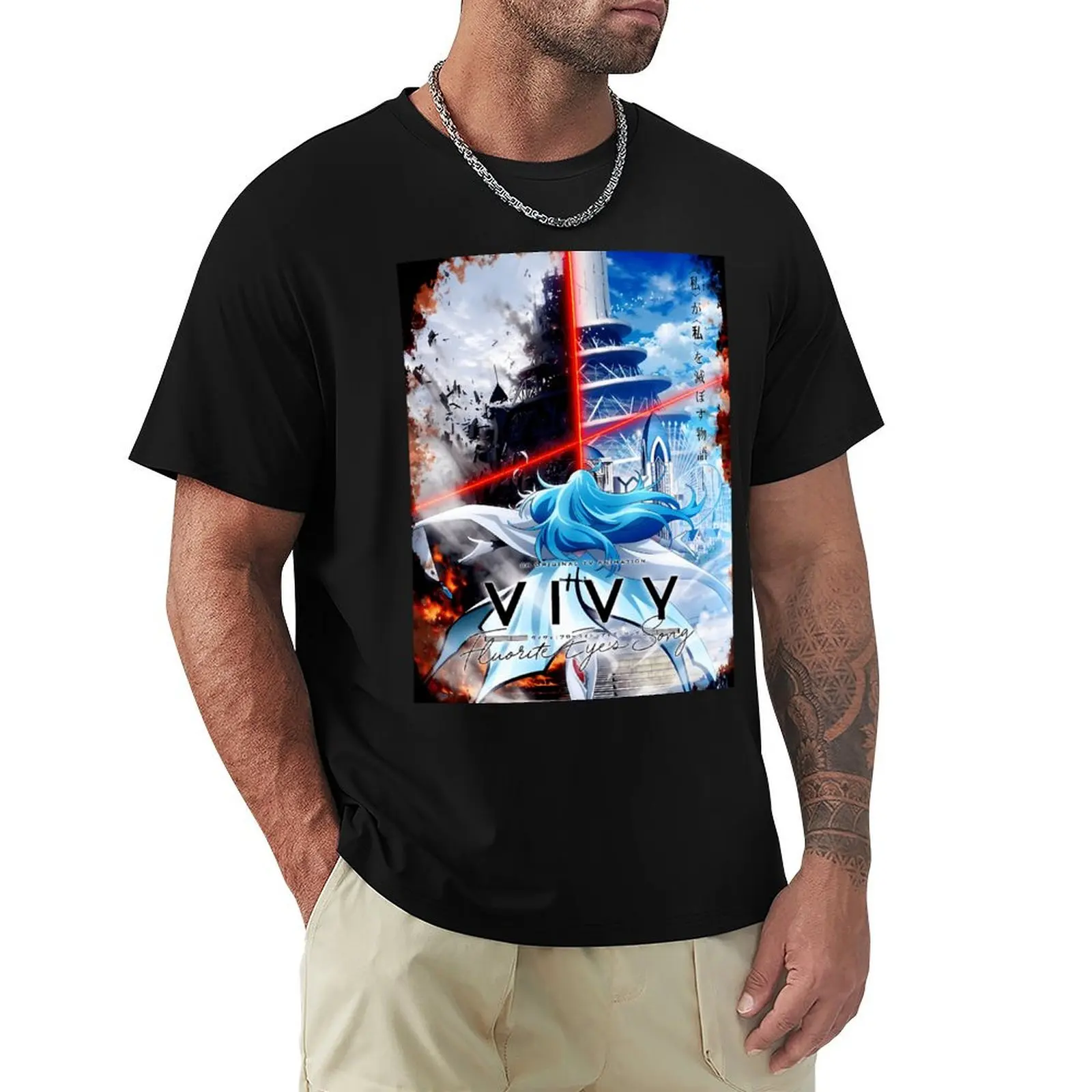 Vivy Fluorite Eyes Song T-Shirt customs plus sizes mens graphic t-shirts pack