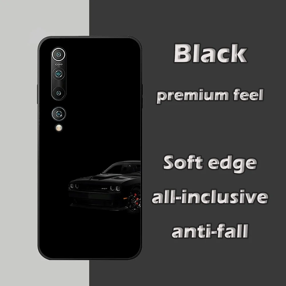 D-Dodge C-Challenger S-RTs Phone Case For Xiaomi 11 Redmi Note 11 5G 8T 9A 9 10T Note8Pro Note9 12SUltra Black Case