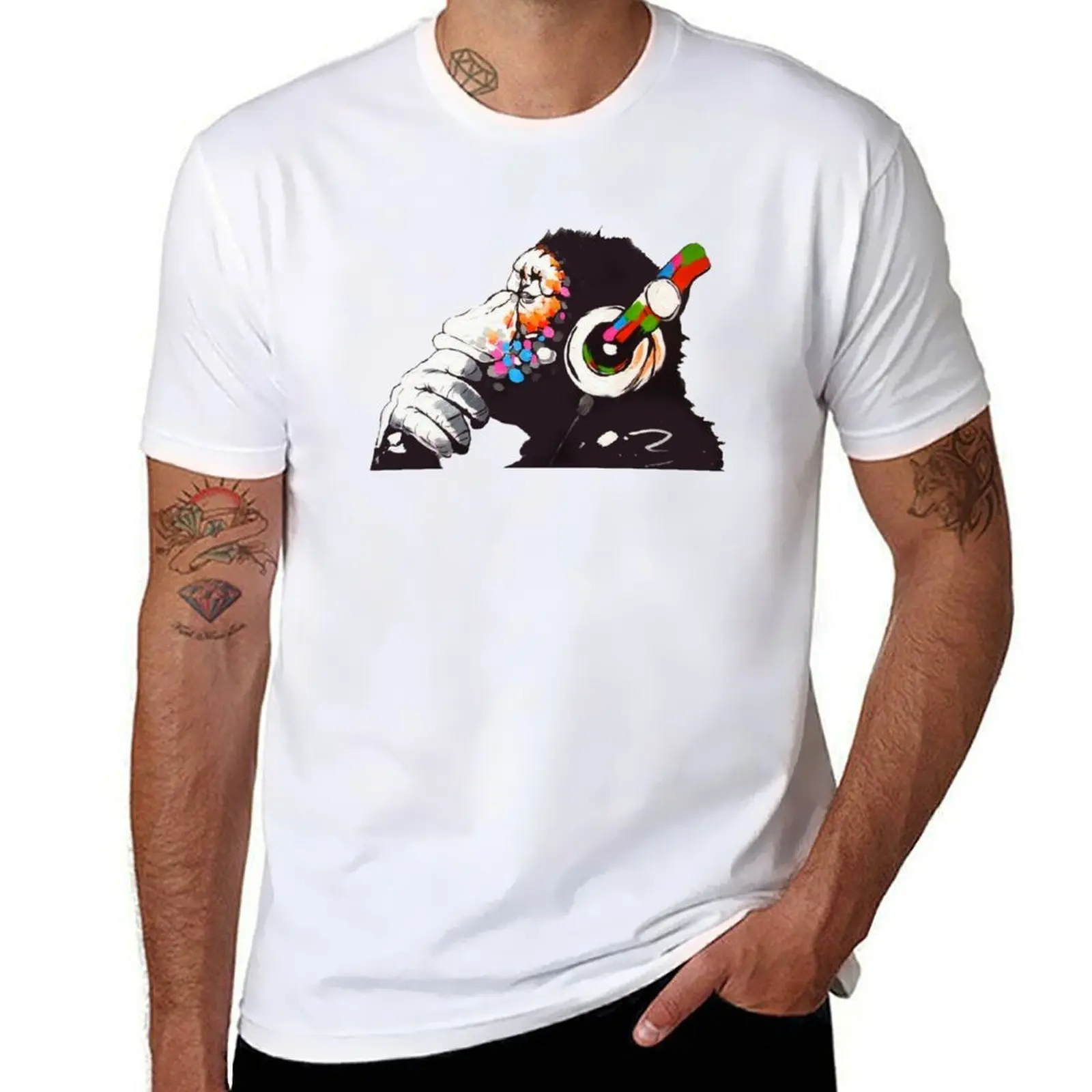 Banksy Monkey T-Shirt t shirt personalised graphic t shirts for man T-Shirt