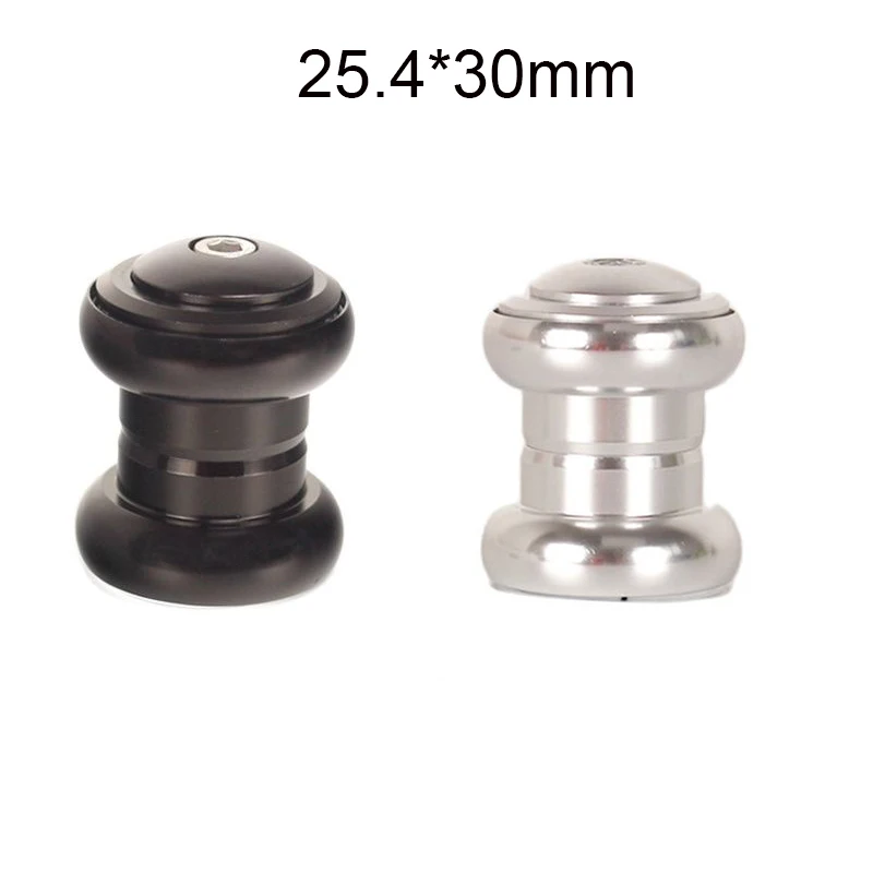 25.4mm fone de ouvido da bicicleta 25.4*30mm engrenagem fixa corrida bicicleta fone de ouvido rolamento engrenagem fixa bicicleta estrada liga alumínio fone de ouvido peças da bicicleta