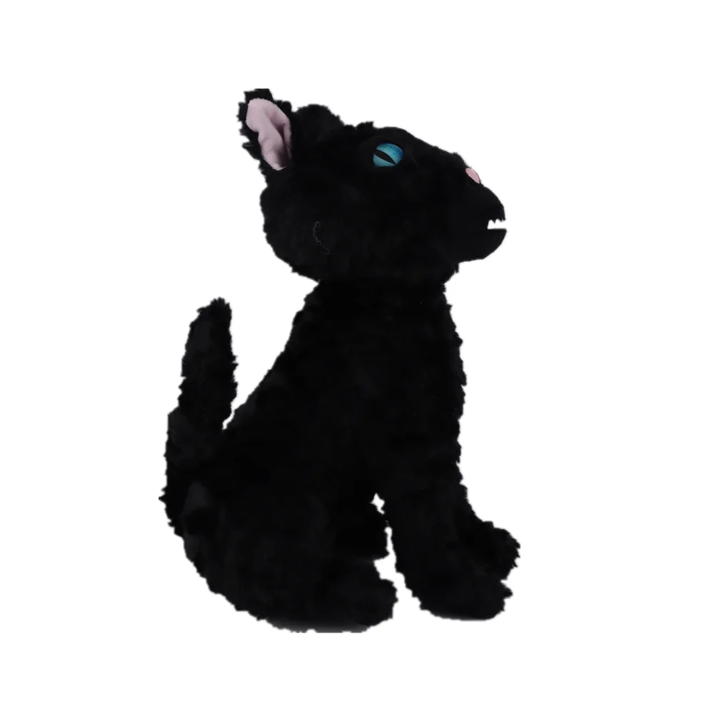 35cm Coraline Cat peluche Cartoon Anime correlati peluche gatto nero di alta qualità pieno pieno di peluche compleanno regalo di Halloween