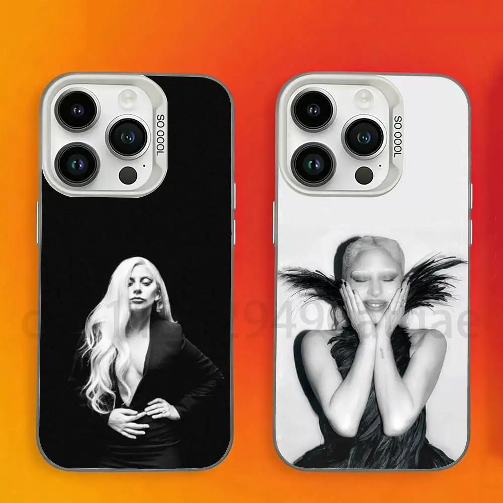 

Singer L-Lady Gaga Phone Case For iPhone 17,16,15,14,13,12,11,Pro,Max,Plus,Mini, Anti Fall Matte Hard Bumper