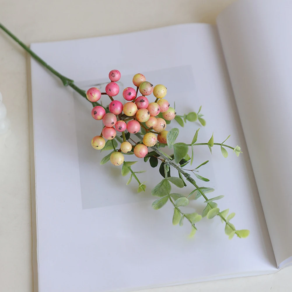 Chic Home Decor As Shown Artificial Berry Flowers Colorful Centerpiece Decorations Centerpiece Flowers Home Decoration