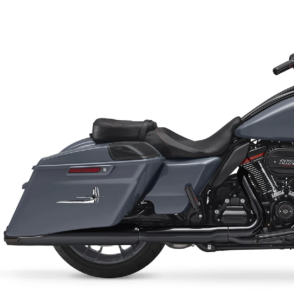 Fits for Harley-Davidson Road Glide ST CVO Street Glide FLTR FLHX Motorcycle Rear Luggage Chrome Decorative Decal Stickers Kits