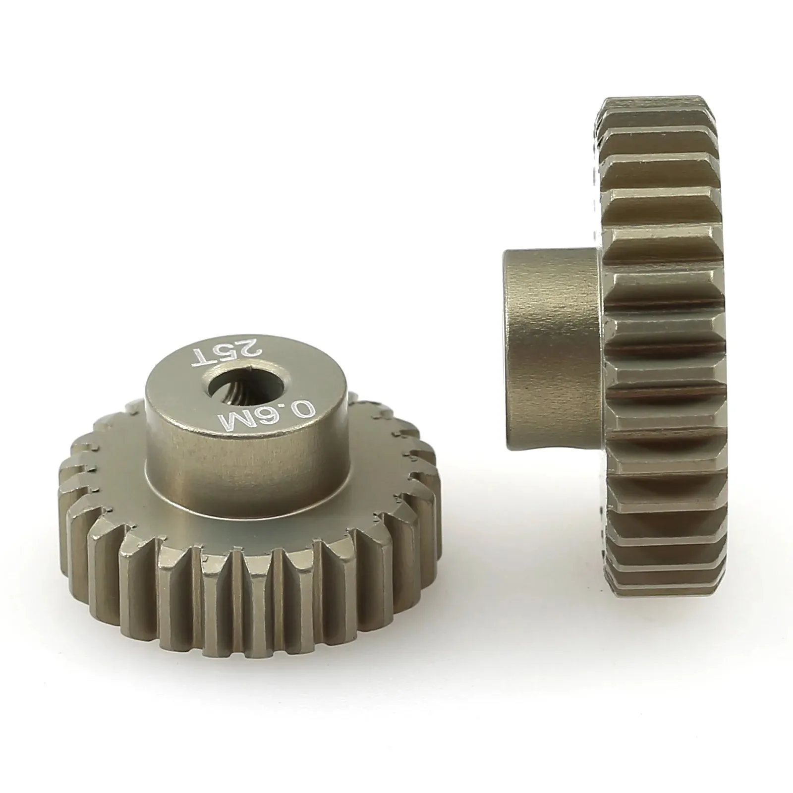 M0.6 3.175mm 13T 15T 17T 18T 20T 22T 24T 28T 30T 33T Aluminum Alloy Metal Pinion Motor Gear For 1/10 RC Model Car