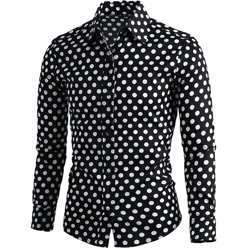 Vintage Shirt For Men 3d Flower Print Long Sleeve Male Shirts Lapel Button Female Clothing Casual Fashion Tops Oversized Tshirt