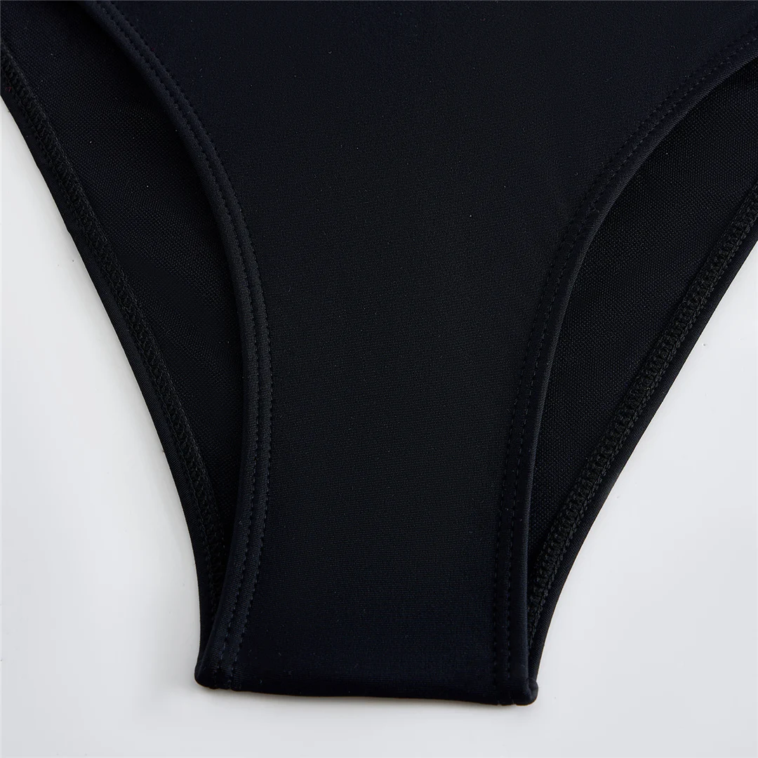 Perlenbesetzter Wickel-Bikini mit Rock, Damen-Badeanzug, dreiteiliges Bikini-Set, Badebekleidung, Badeanzug, Modell V6098 – Detail 20