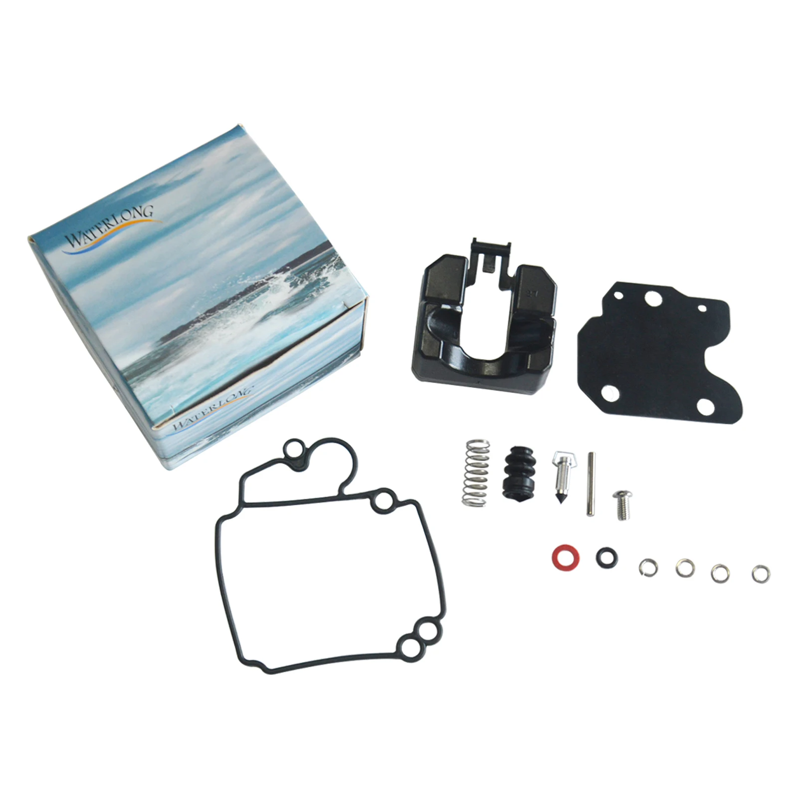 WATERLONG 67C-W0093-00-00 Carburetor Repair Kit Replaces for Yamaha Outboard 30HP 40HP