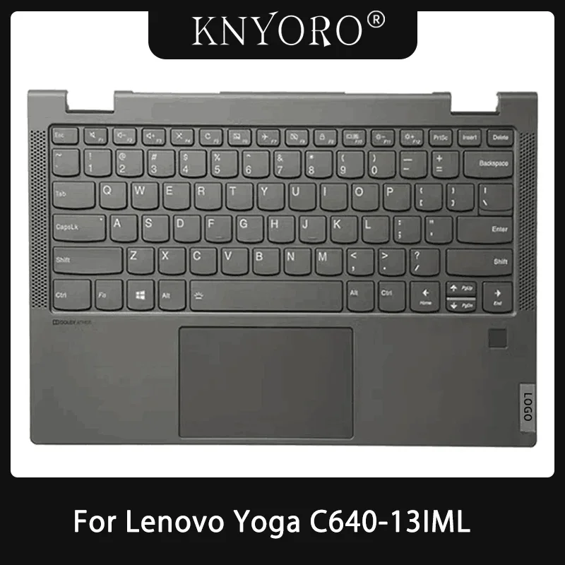 

New Original US keyboard For Lenovo Yoga C640-13IML Laptop Palmrest Upper Cover with Replacement Keyboard Backlight Touchpad