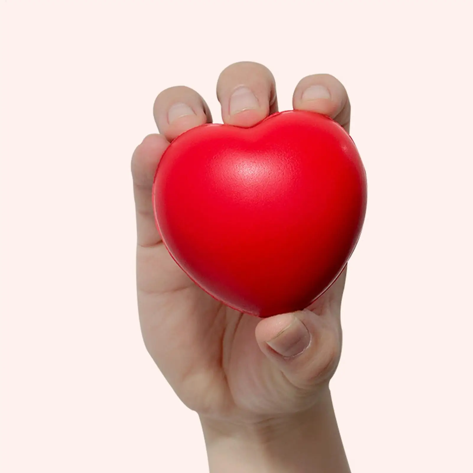 Heart Shaped Single-Finger Training Grip Exercise Stress Balls For Hands Training Heart Shaped Stress Balls For Stress Relief