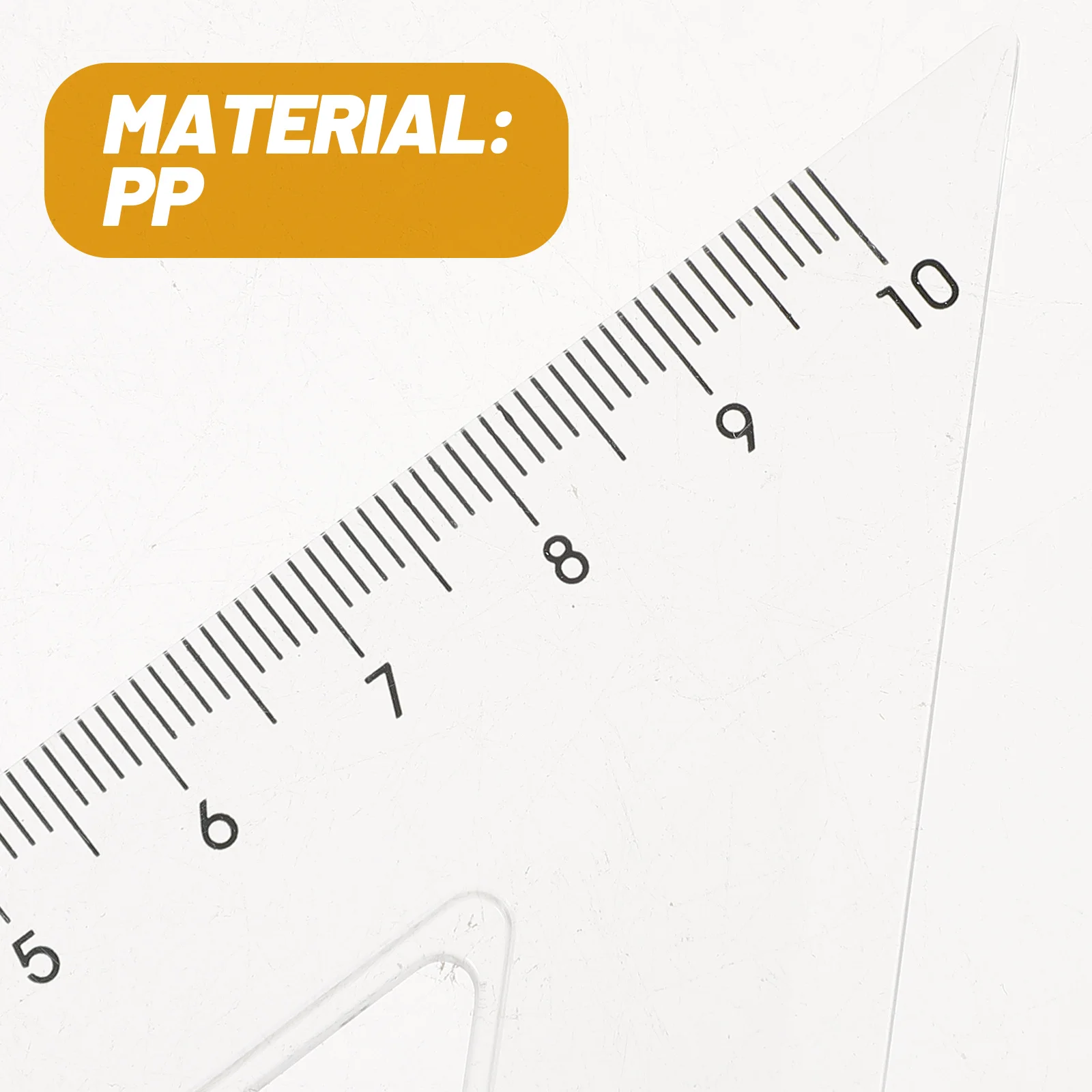 12 Uds. Accesorios regla triangular herramienta de medición herramientas de dibujo para estudiantes reglas geométricas Pp de medición