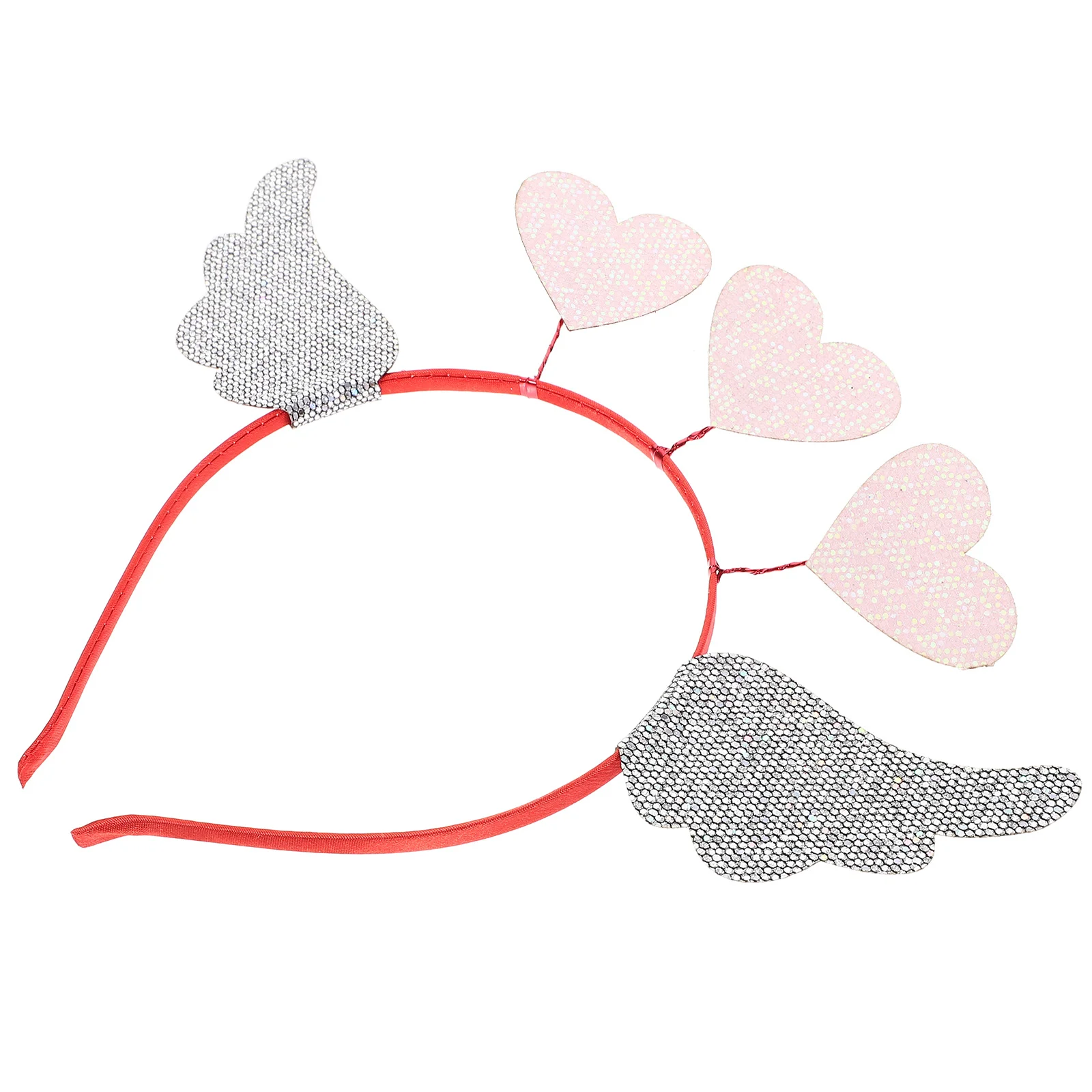 

Lovely Heart-Shaped Headband for Valentine's Day Hair Accessory Lightweight Party Wear for Women Festive Event