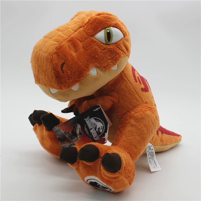 Original Jurassic World Indominus  High quality tyrannosaurus  velociraptor doll plush toys dolls Children's birthday Presents