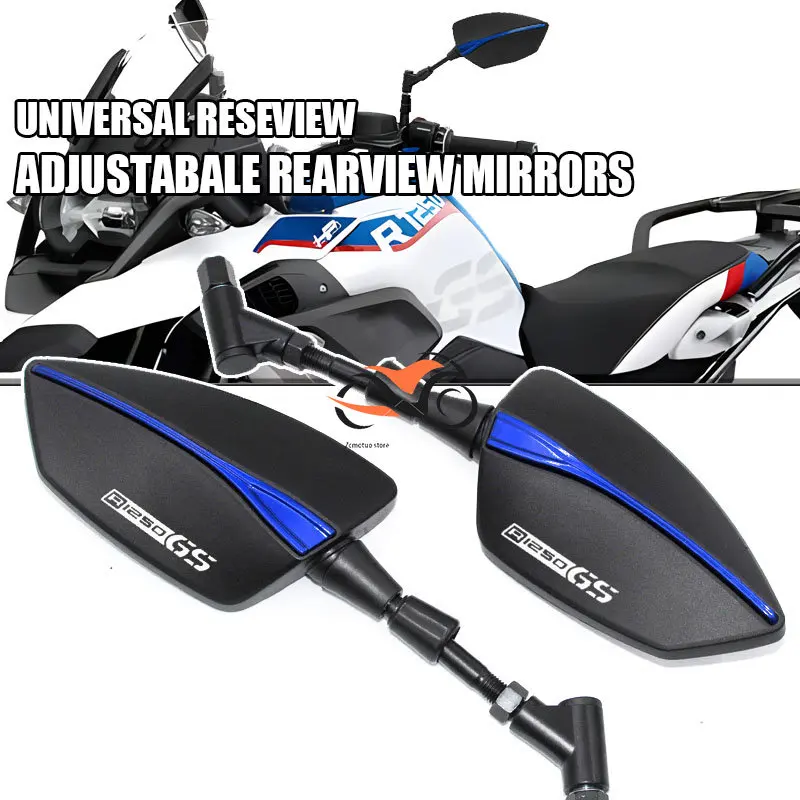 

For BMW R1200GS R1250GS Motorcycle Rear View Mirrors Rearview Handlebar Mirror Accessories R1250 R1200 R 1250 1200 GS