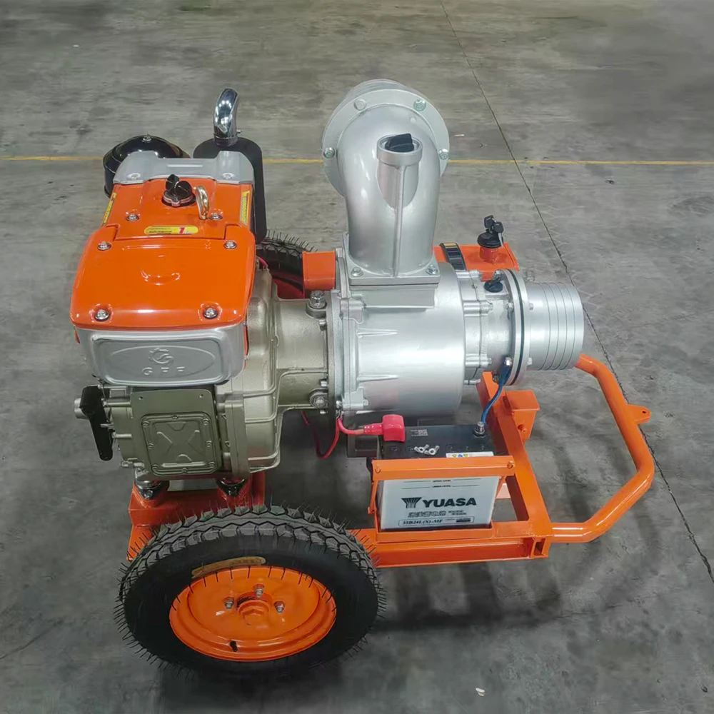 Diesel DC Motor Water Pump for Raqid Urban Drainage High Pressure Stainless Steel 1-400 M/h or Customized OEM Dewatering Pumps