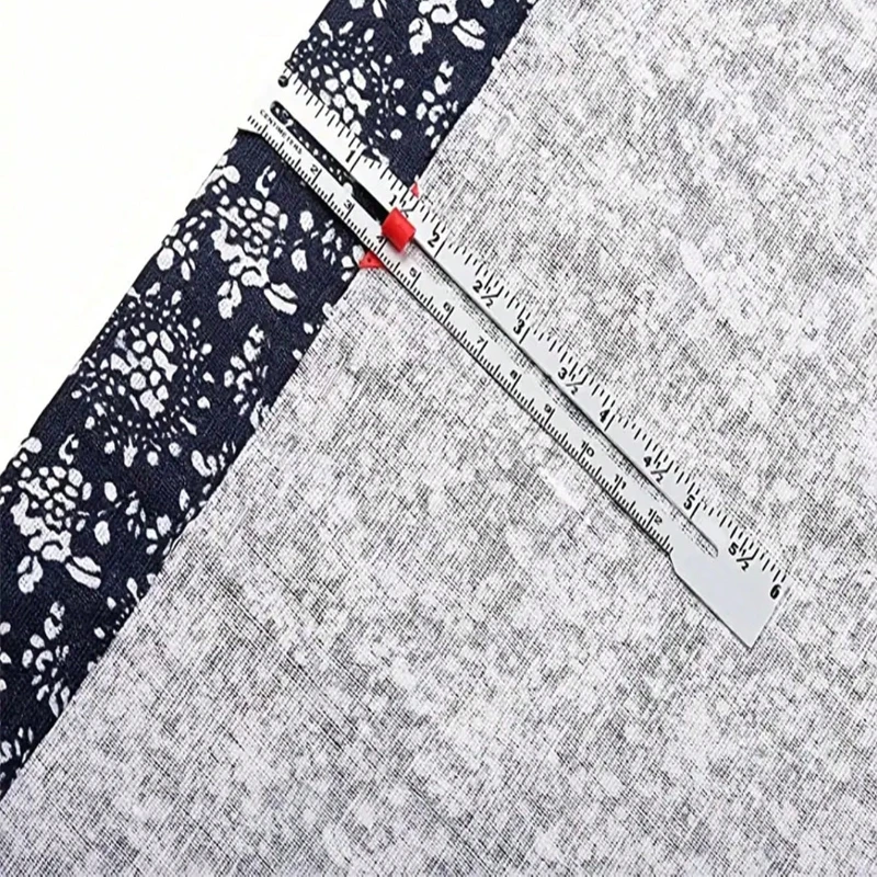1pc Metal Sliding Guage, Sewing Measuring Tool, Sewing Guage For Quilting And Sewing