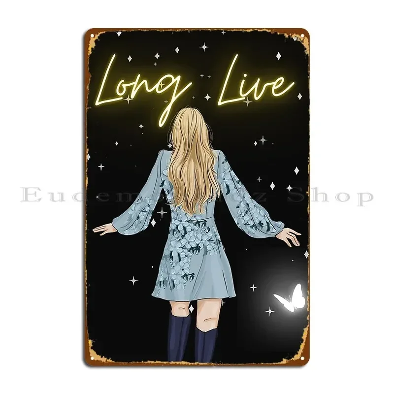Long Live Metal Sign Personalized Decoration Wall Cave Wall Decor Cinema Tin Sign Poster