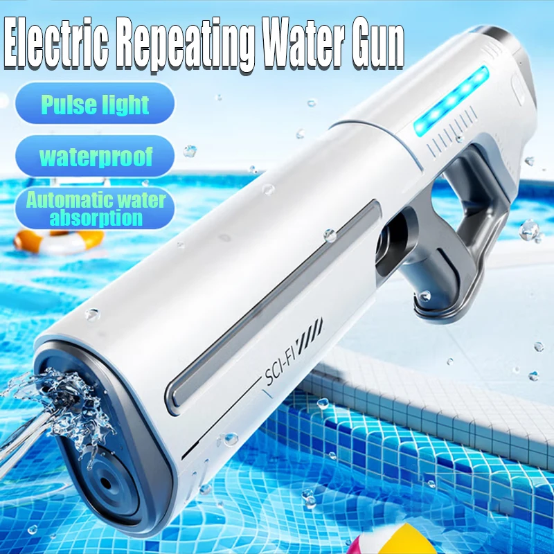 

Automatically Water Gun High Pressure Electric Water Gun Toys for Kids Summer Outdoor Pool Fight Games Children Water Toys Gift