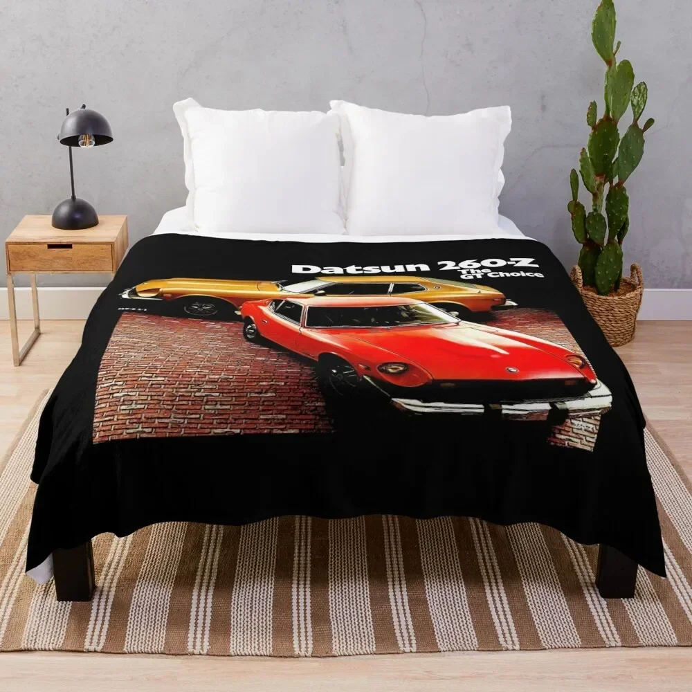 

DATSUN 260-Z Throw Blanket Soft Plush Blanket as Housewarming Gift