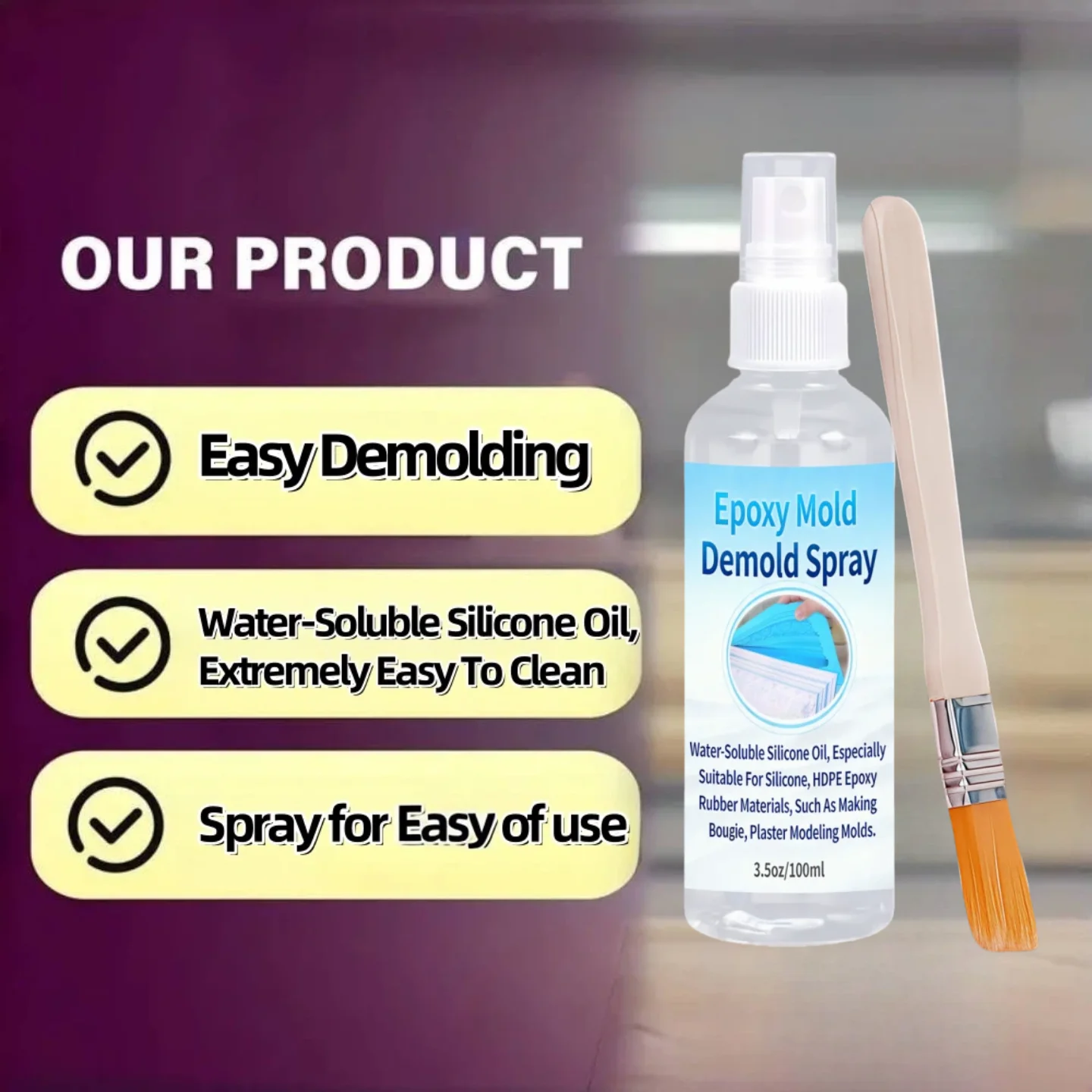 1-Piece Fast-Drying Epoxy Rele - огляд і ціна Release Spray Silicone