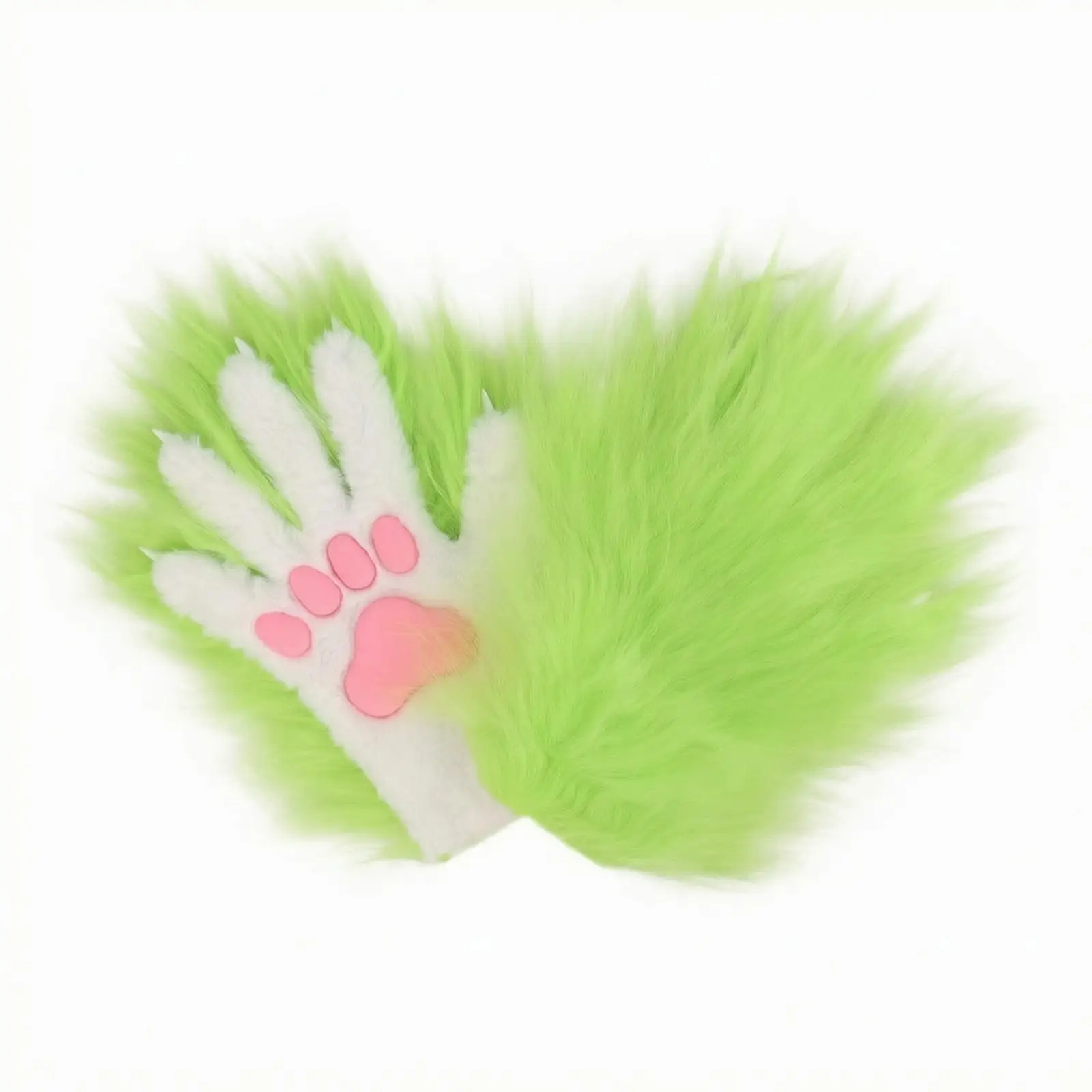 Halloween Cat Paw Costume Gloves Plush Furry Cosplay Claw Accessories for Adult Role Play Stage Performance Party