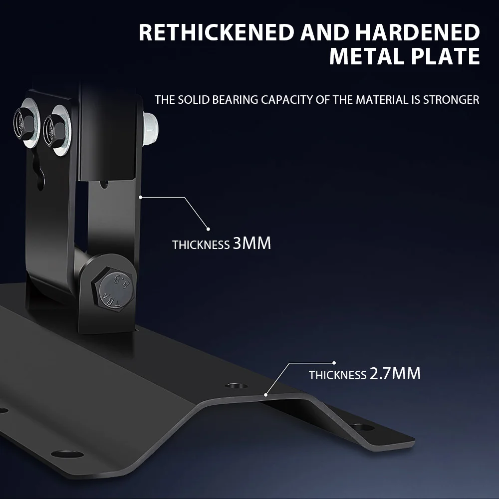 1 Pair Speaker Wall Mounts Brackets Professional Adjustable All Metal Stands Audio Telescopic Wall Mounting Accessories view 3